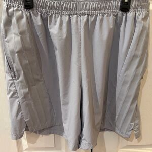 Adidas Climacool Men’s Large 3-Stripes Training Shorts (Halo Silver)